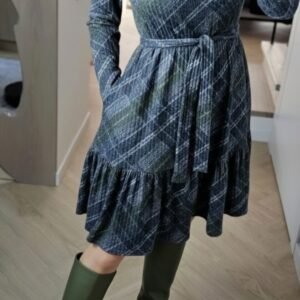 Suknelė "Varpelis" marga