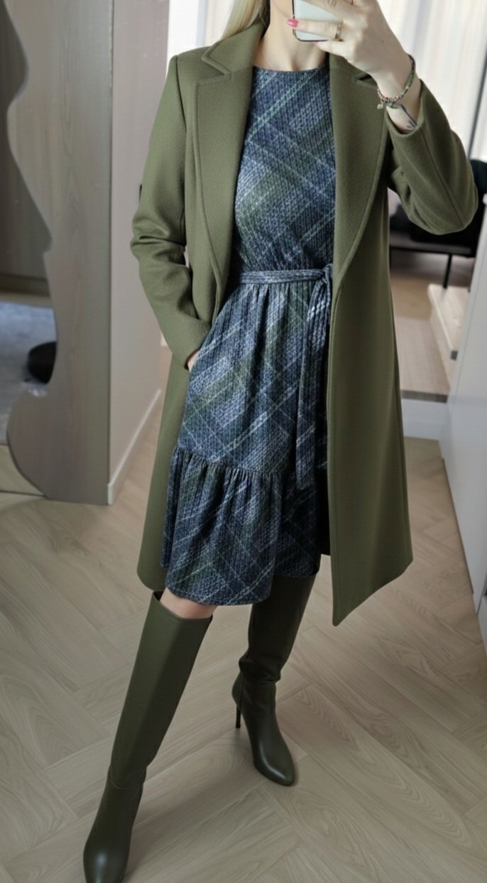 Suknelė "Varpelis" marga