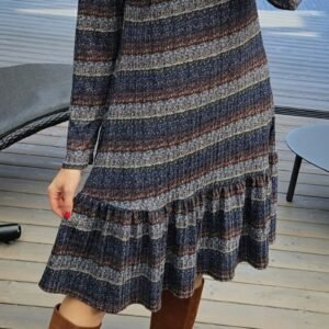 Suknelė "Varpelis" juostuota