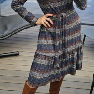 Suknelė "Varpelis" juostuota