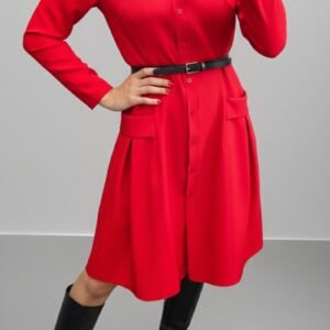 Raudona suknelė "Bella"