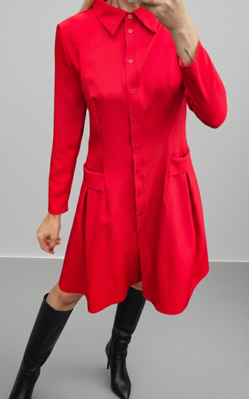 Raudona suknelė "Bella"