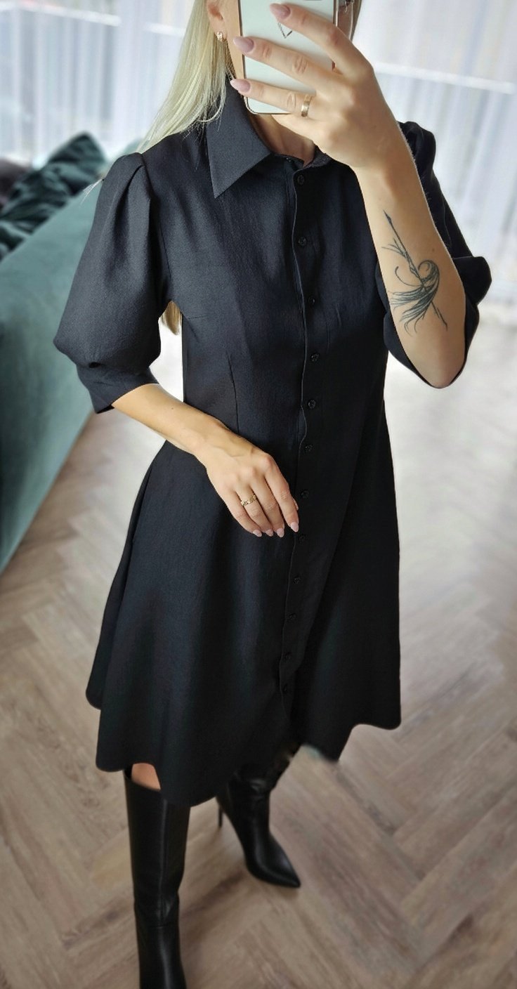 Suknelė "Mila" 3/4 rankovėmis