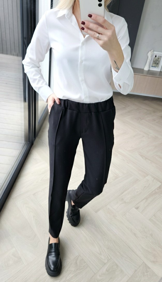 Juodos kelnės "Style"