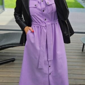 Alyvų spalvos suknelė  "POP"