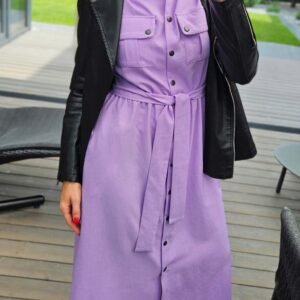 Alyvų spalvos suknelė  "POP"