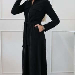 Juoda velveto suknelė "TOP"