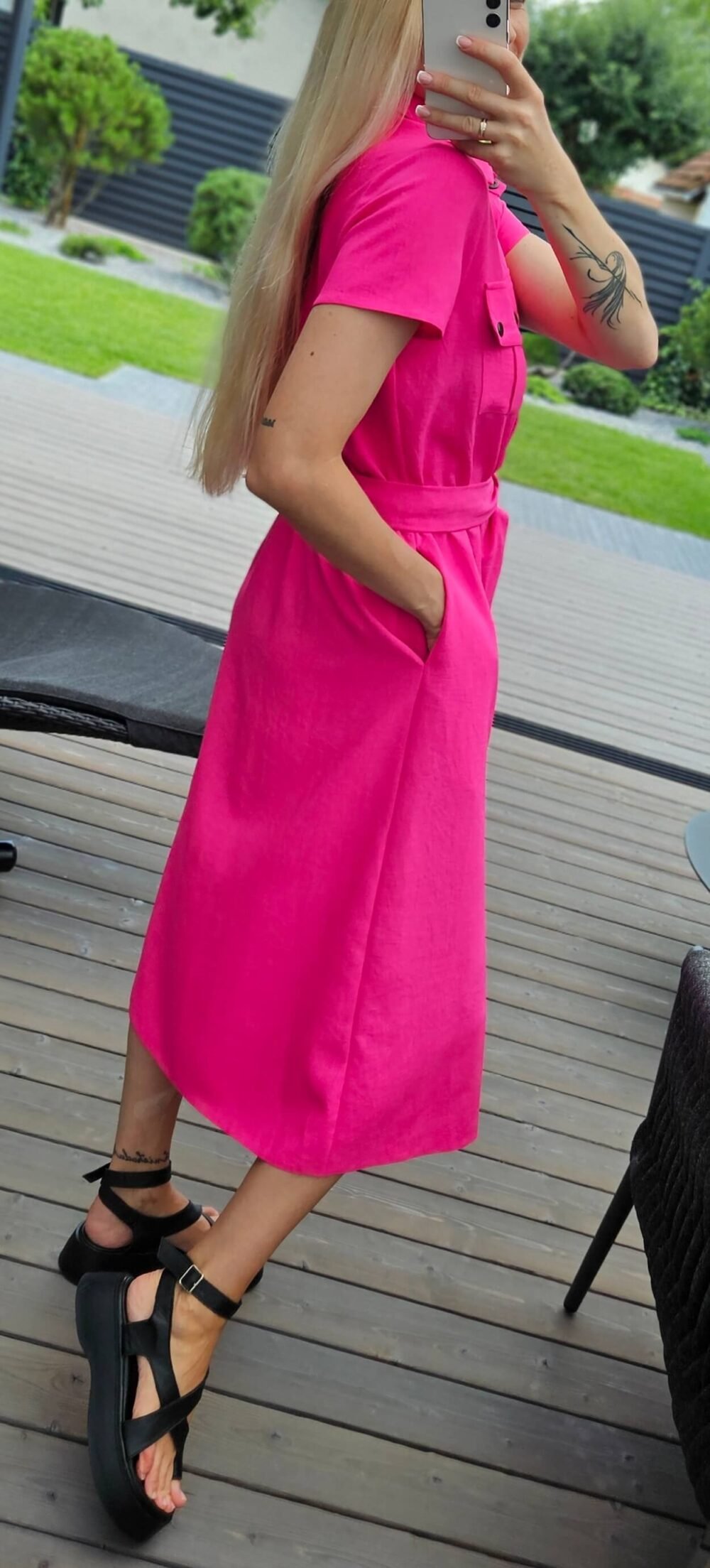 Rožinė suknelė  "POP"