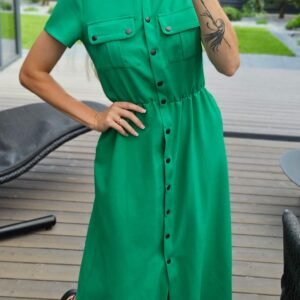 Žalia suknelė "POP"