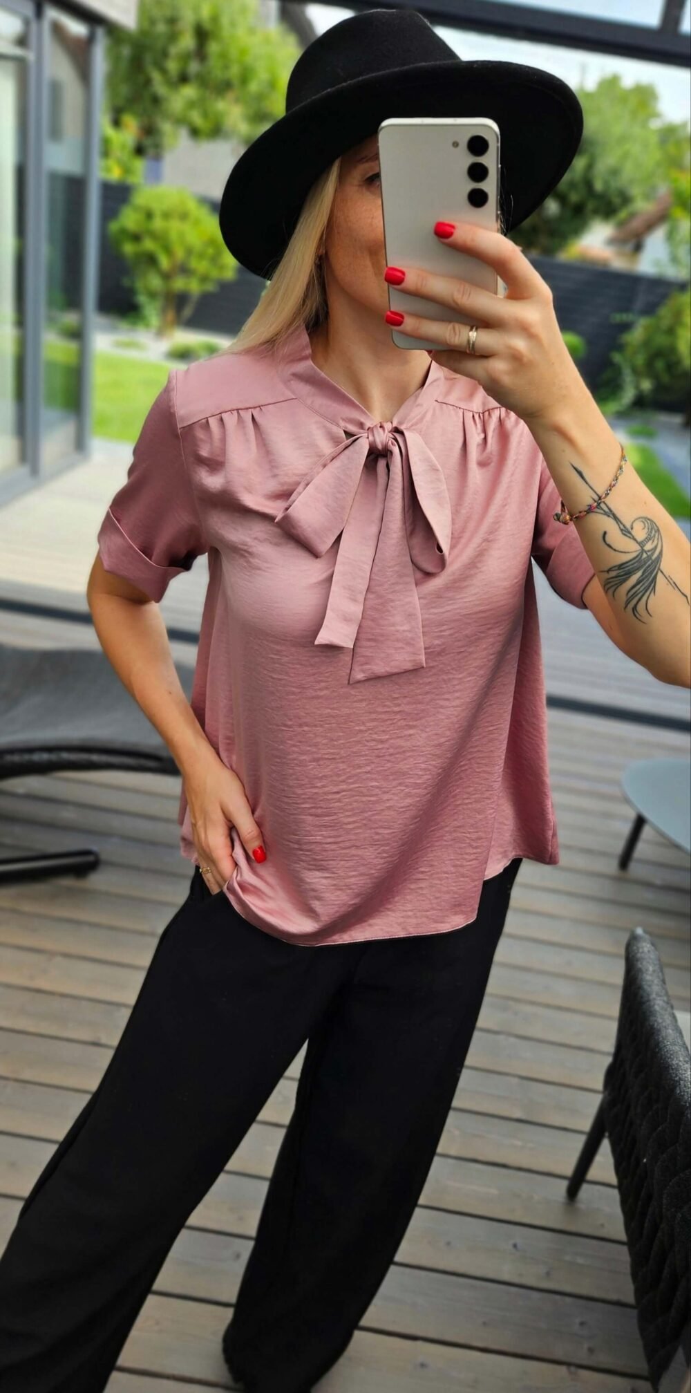 Palaidinė "Migla" rausva