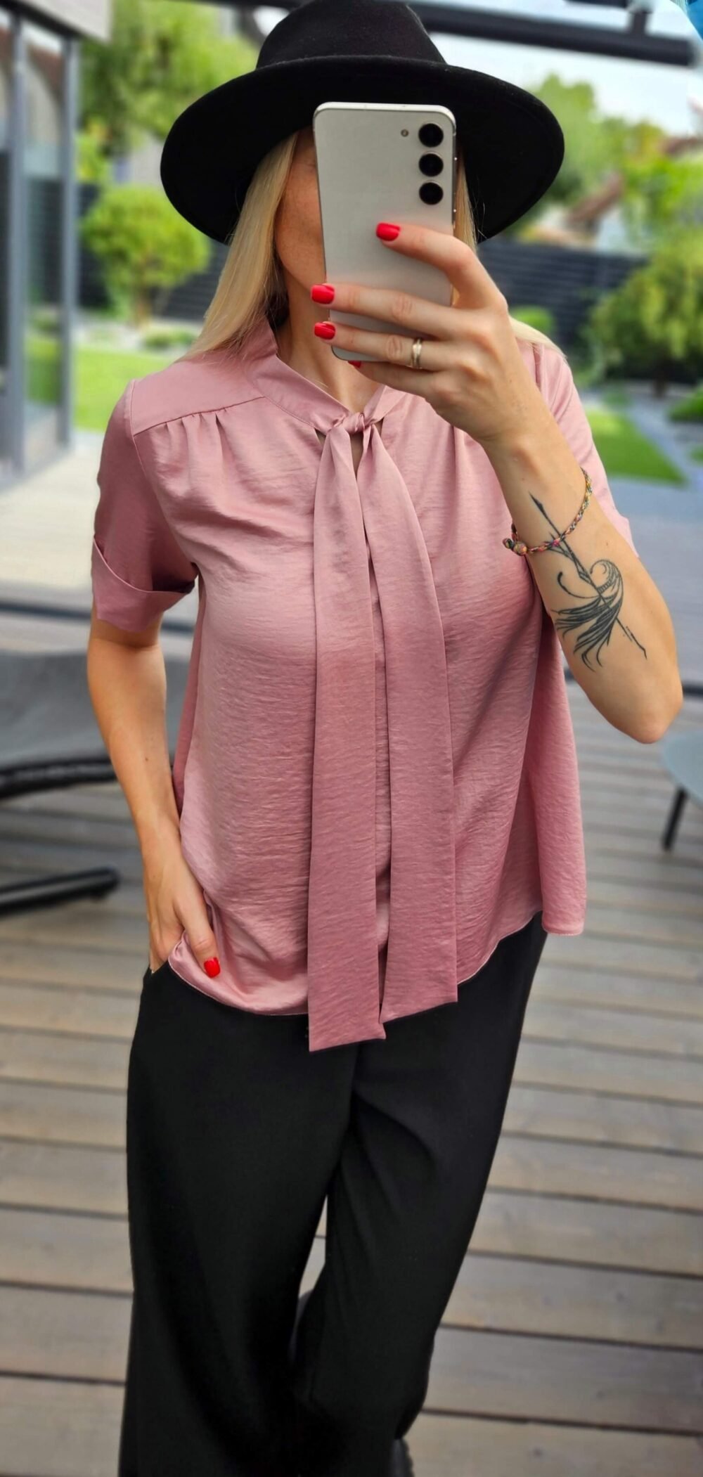 Palaidinė "Migla" rausva