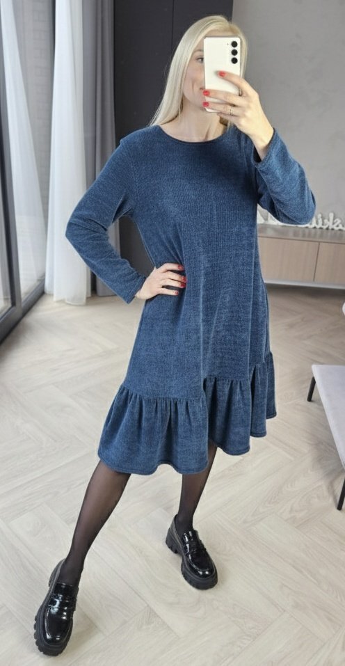 Suknelė "Varpelis" mėlyna