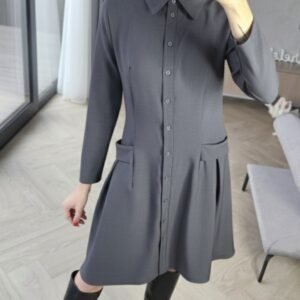 Suknelė "Bella" grafito pilka