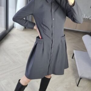 Suknelė "Bella" grafito pilka