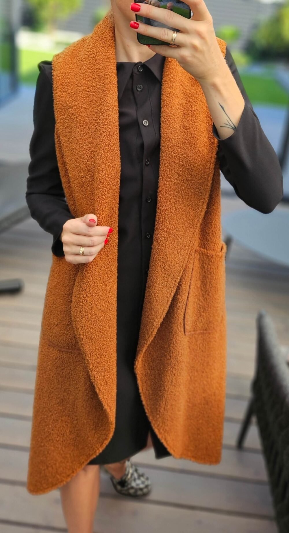 Liemenė "Teddy" ruda