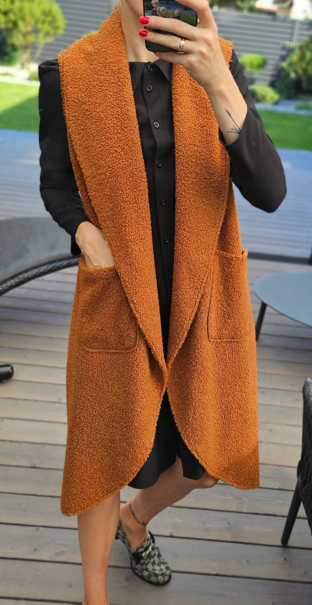 Liemenė "Teddy" ruda