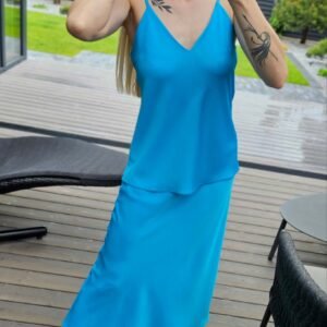 Žydras SLIP sijonas