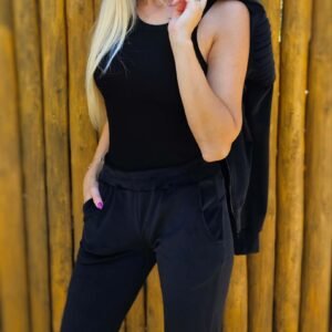 Soft veliūro laisvalaikio kostiumas "Waves"