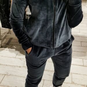 Soft veliūro laisvalaikio kostiumas "Waves"