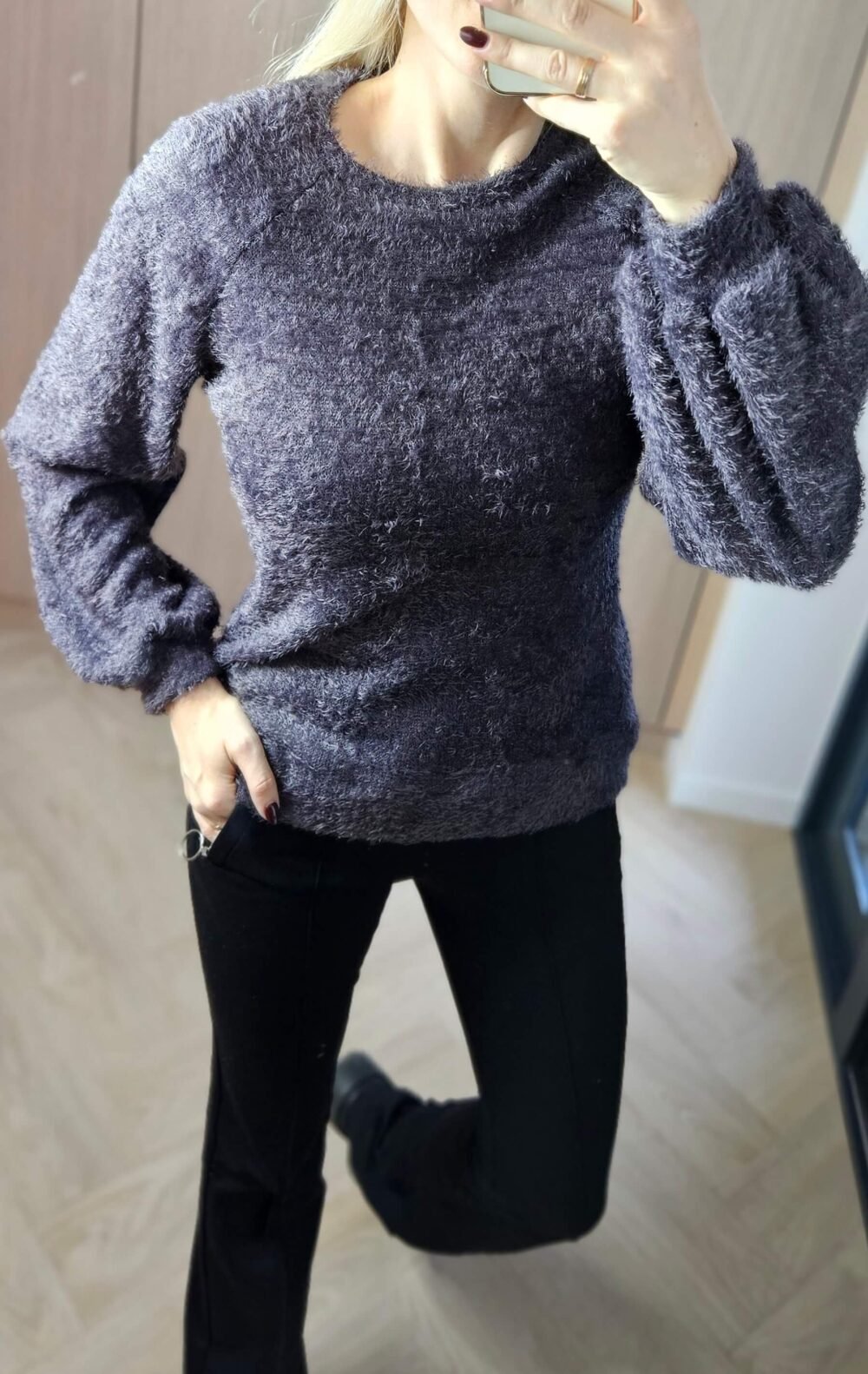 Megztukas "Pukuotukas" pilkas