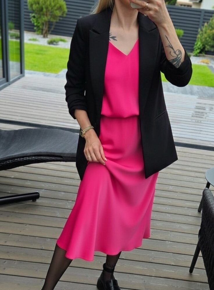 Rožinis SLIP kostiumėlis