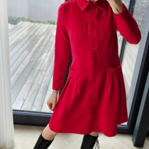 Raudona suknelė "Bella"