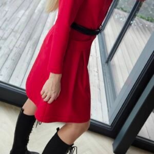 Raudona suknelė "Bella"