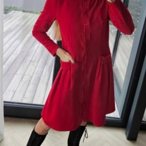 Raudona suknelė "Bella"