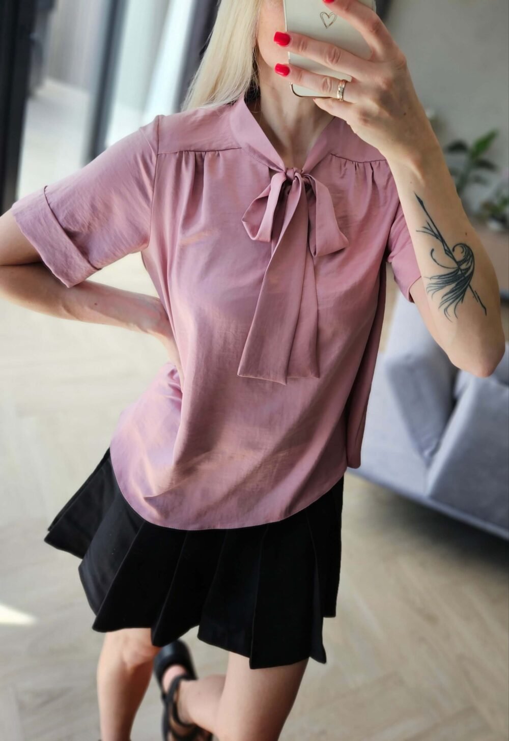 Palaidinė "Migla" rausva