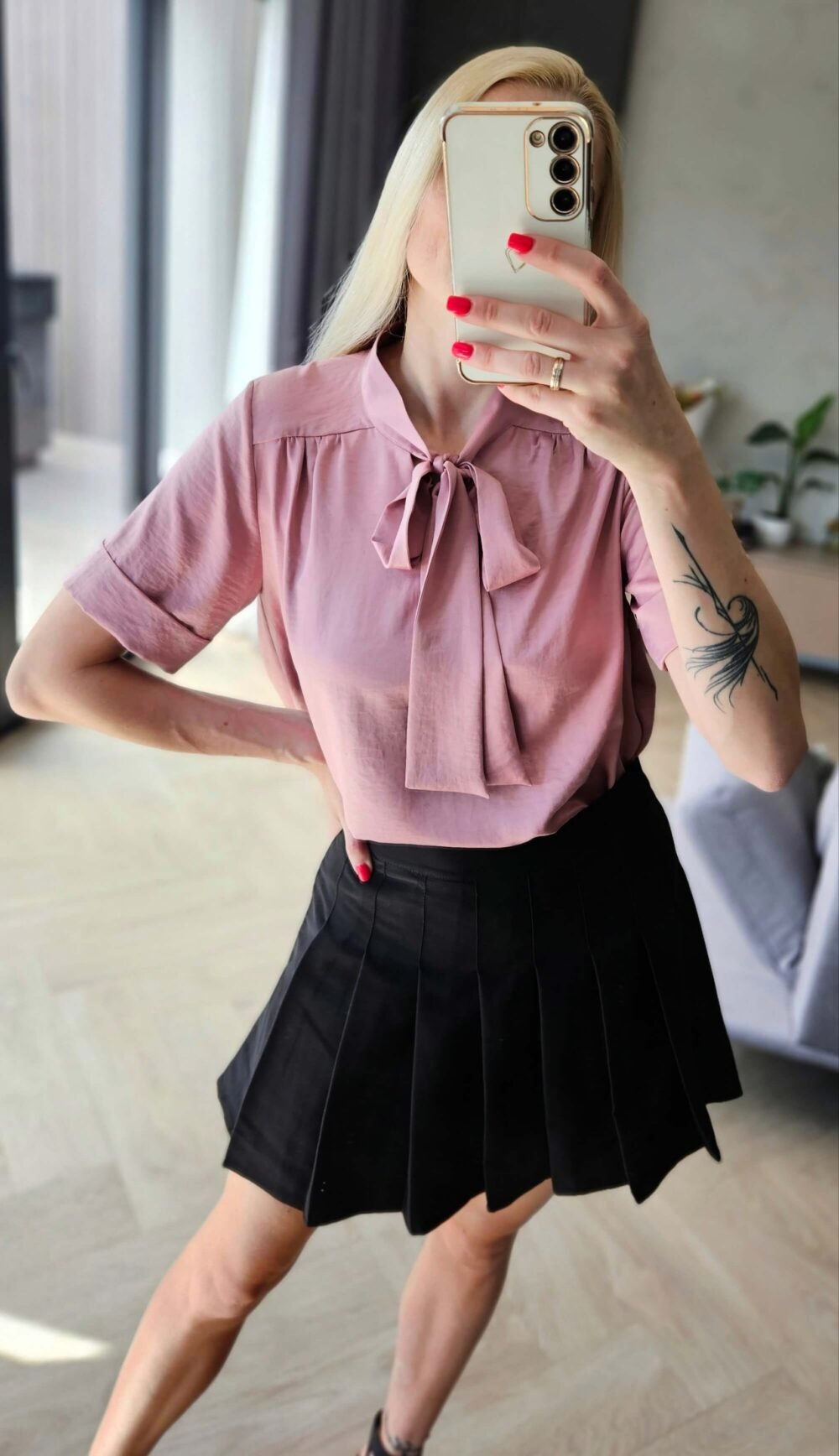 Palaidinė "Migla" rausva