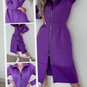 Neopreno paltas "Lady" violetinis