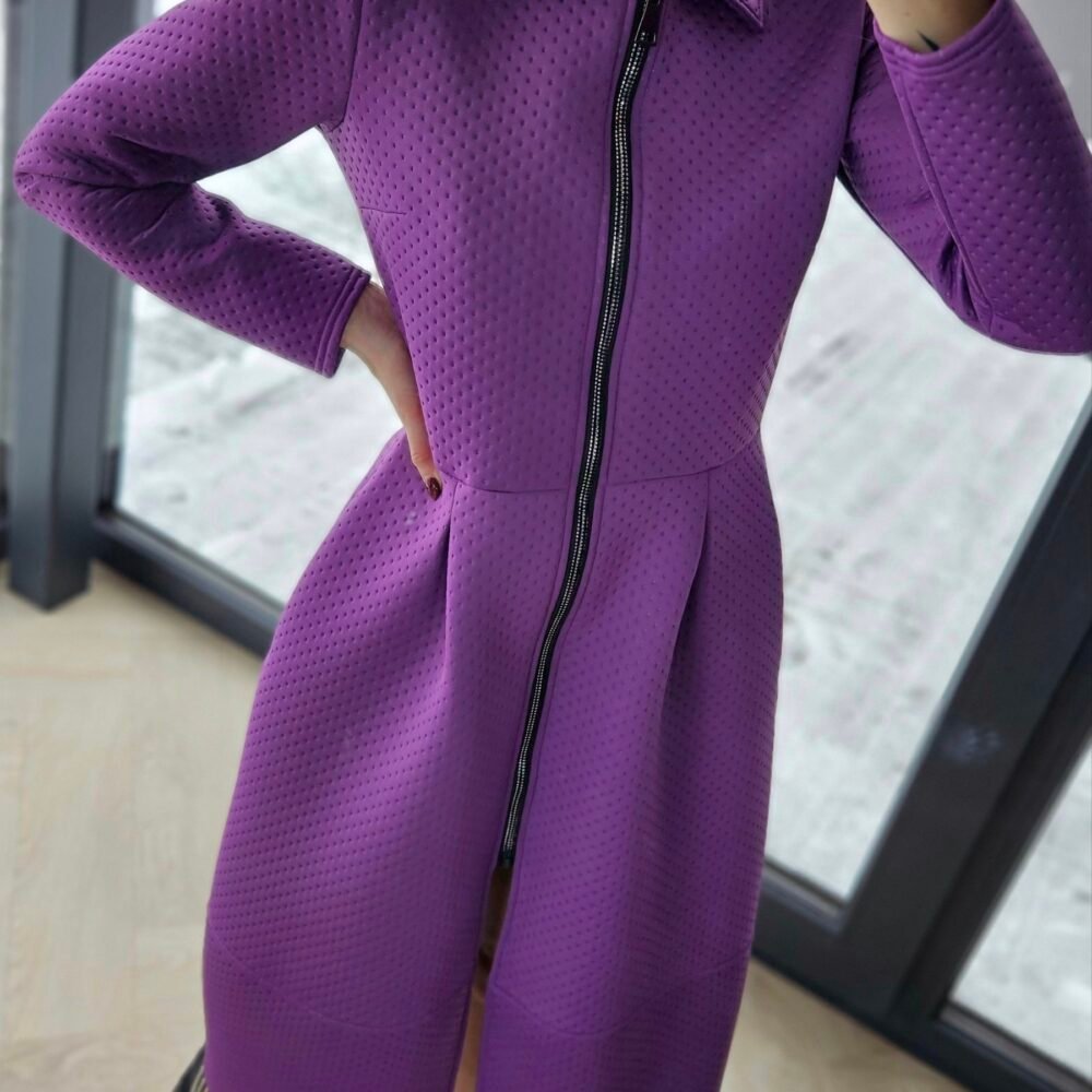 Neopreno paltas "Lady" violetinis