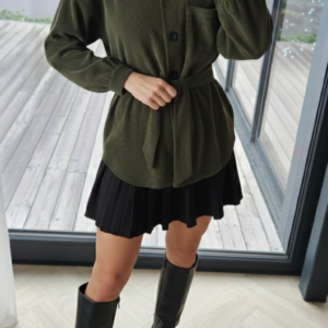 Velveto marškiniai "MUST" chaki