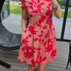 Suknelė "Gaiva" rausva