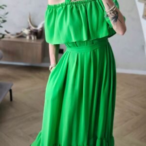 Suknelė "Laisvė" žalia