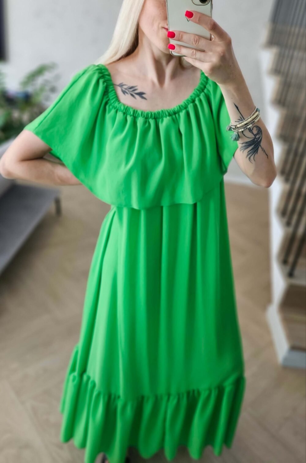 Suknelė "Laisvė" žalia