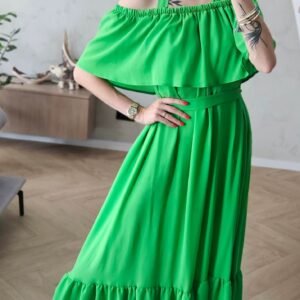 Suknelė "Laisvė" žalia