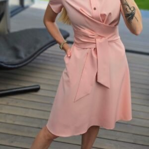 Suknelė "Laumė" persikinė