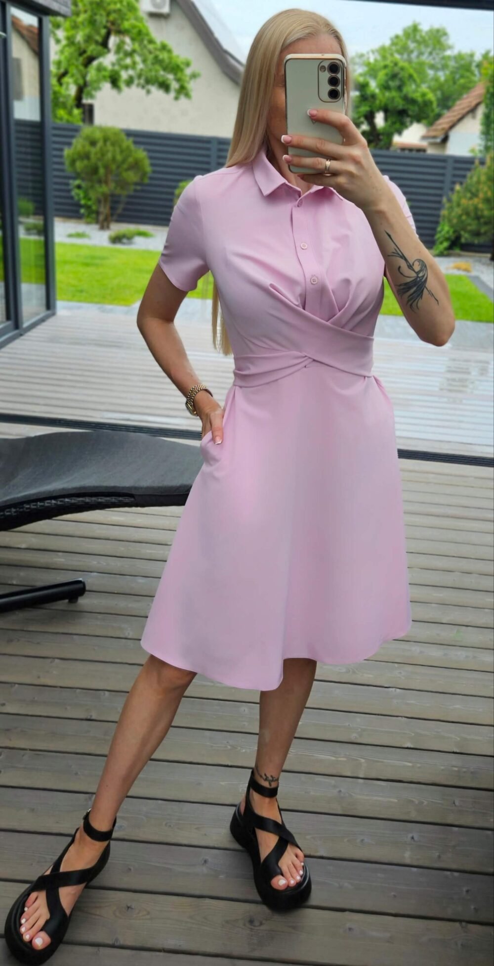 Suknelė "Laumė" alyvinė