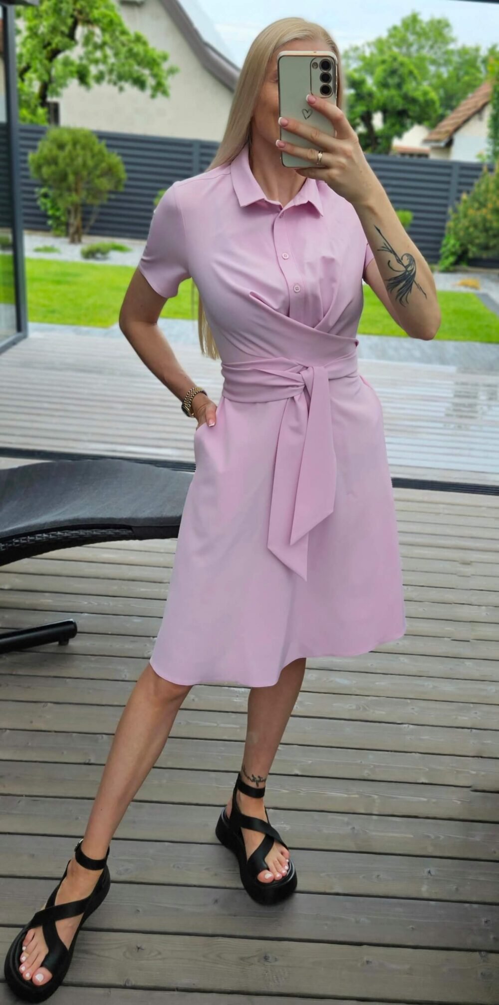 Suknelė "Laumė" alyvinė