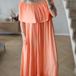 Suknelė "Laisvė" koralo spalvos
