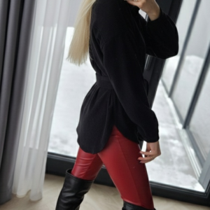 Juodi velveto marškiniai "Must"