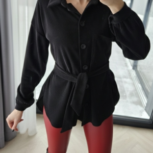 Juodi velveto marškiniai "Must"