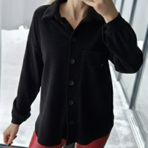 Juodi velveto marškiniai "Must"