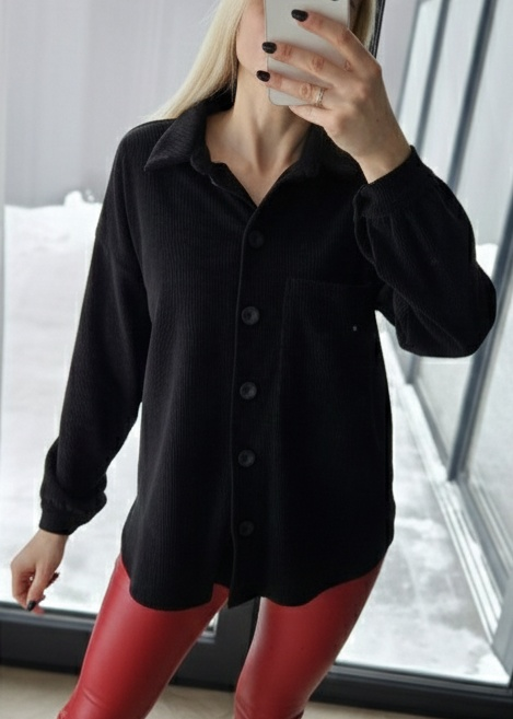 Juodi velveto marškiniai "Must"