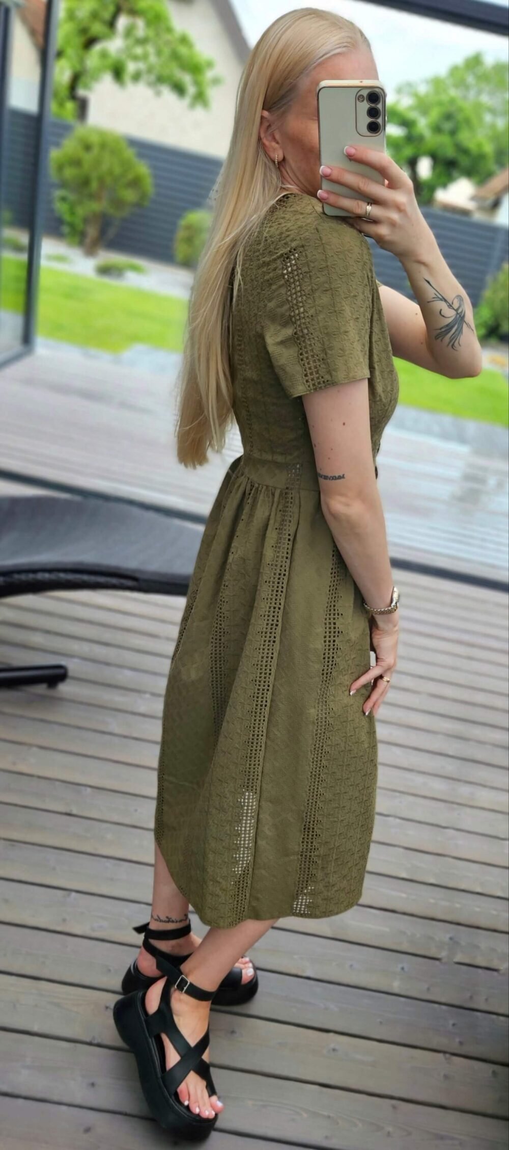 Suknelė "Laja" chaki