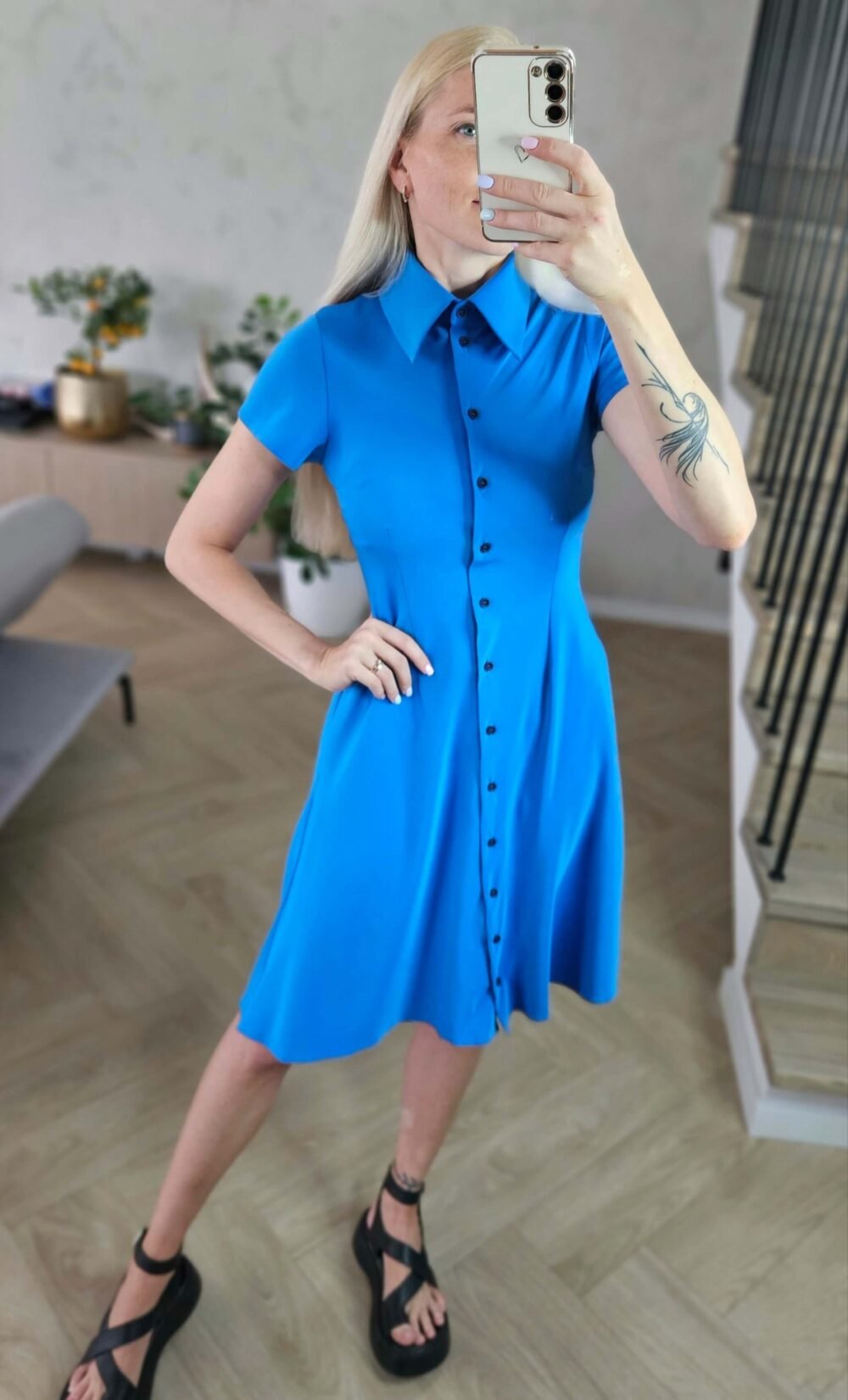 SLIP suknelė mėlyna