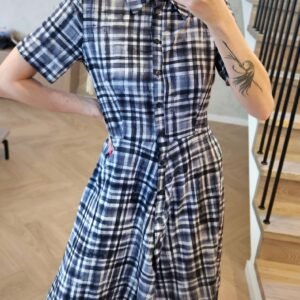 Suknelė "Vasara" juodai balta