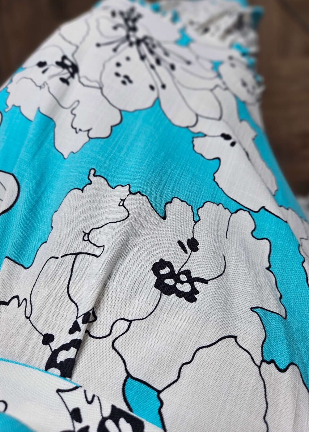 Suknelė "Lino gėlės"