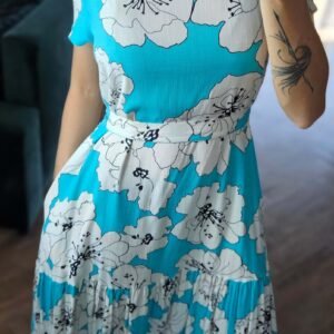 Suknelė "Lino gėlės"